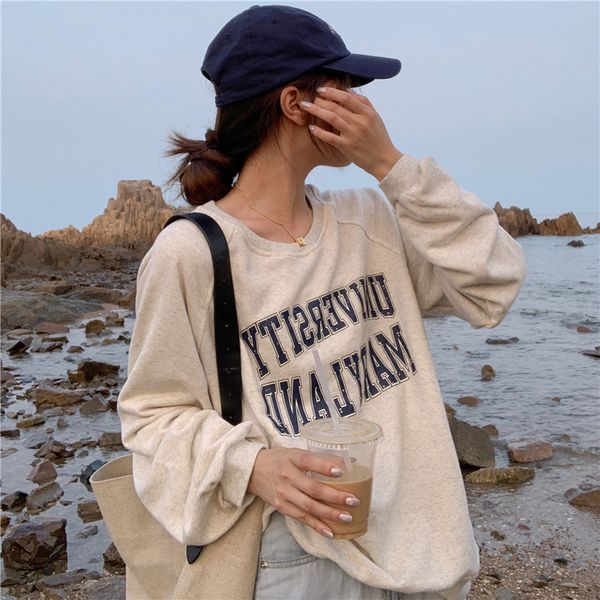 womens hoodies sweatshirts autumn long sleeve sweatshirt women casual letter printed oversized hoodie oneck long y2k streetwear korean 2307, Black
womens hoodies sweatshirts autumn long sleeve sweatshirt women casual letter printed oversized hoodie oneck long y2k streetwear korean 2307, Black