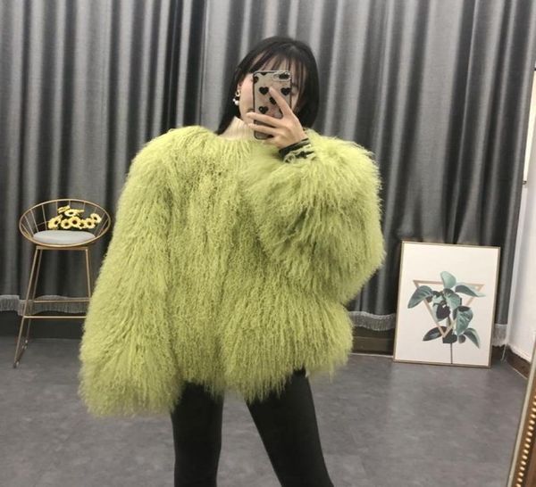 women real mongolian sheep fur coat ladies leather short style beach wool fur jacket female outerwear 2011121626817, Black
women real mongolian sheep fur coat ladies leather short style beach wool fur jacket female outerwear 2011121626817, Black