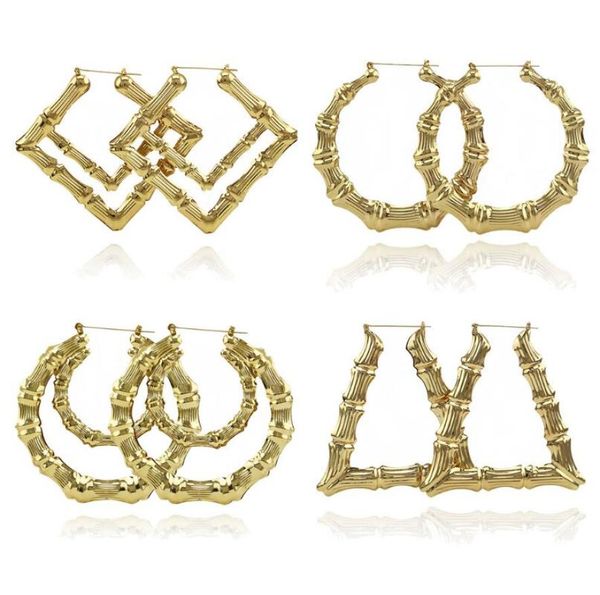 luxury jewelry multiple shapes hiphop dance nightclub ethnic large earrings designer vintage gold bamboo hoop earrings for women 92804127, Golden;silver
luxury jewelry multiple shapes hiphop dance nightclub ethnic large earrings designer vintage gold bamboo hoop earrings for women 92804127, Golden;silver