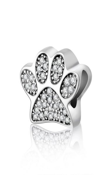 authentic 925 sterling silver paw prints bead with crystal pave footprints beads fit diy brand bracelet jewelry making accessories9381709, Black
authentic 925 sterling silver paw prints bead with crystal pave footprints beads fit diy brand bracelet jewelry making accessories9381709, Black