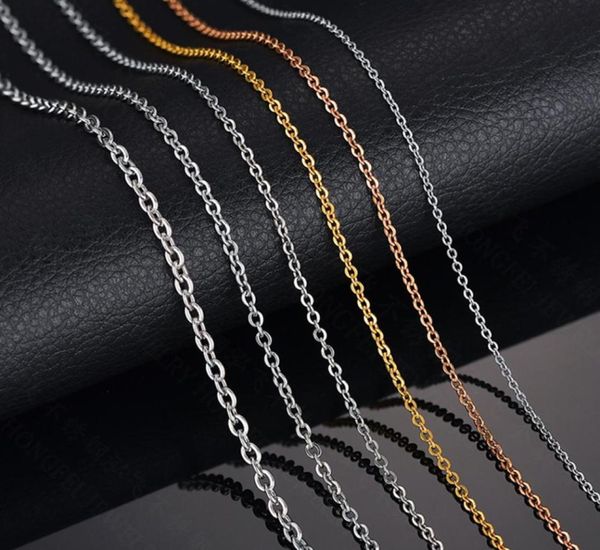 titanium steel rolo link chains necklaces gifts 18k gold plated fashion simple design women never fade o chain fit for pendant men5392558, Silver
titanium steel rolo link chains necklaces gifts 18k gold plated fashion simple design women never fade o chain fit for pendant men5392558, Silver