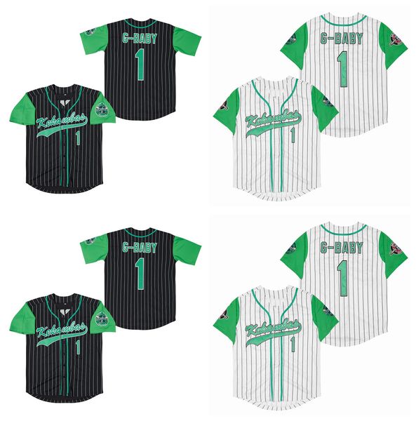 kekambas men #1 g-baby jarius evans hardball movie baseball jersey white black size s-4xl, Blue;black
kekambas men #1 g-baby jarius evans hardball movie baseball jersey white black size s-4xl, Blue;black