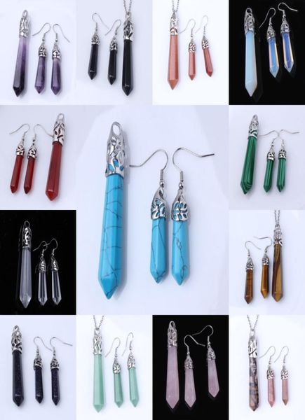 whole 10sets silver plated mixed order quartz stone hexagon column pendant dangle earring charm jewelry6374842
whole 10sets silver plated mixed order quartz stone hexagon column pendant dangle earring charm jewelry6374842