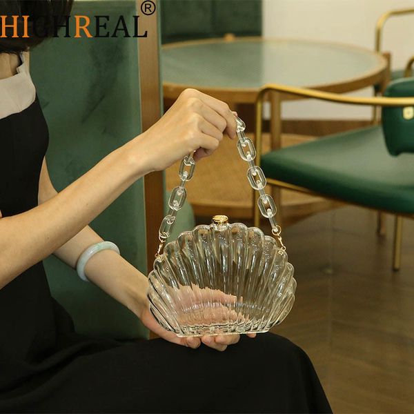 evening bags transparent acrylic shell bag fashion pvc womens designer handbag pearl strap shoulder messenger clutch 230725
evening bags transparent acrylic shell bag fashion pvc womens designer handbag pearl strap shoulder messenger clutch 230725