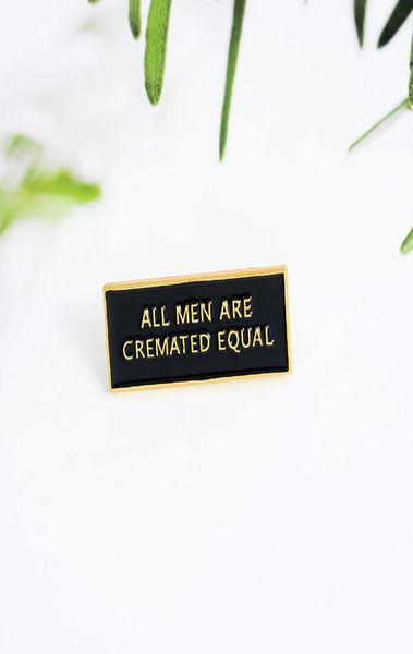 new all men are cremated equal letter brand creative cartoon enamel pin badge denim shirt lapel wild joker student jewelry accesso8525667, Gray
new all men are cremated equal letter brand creative cartoon enamel pin badge denim shirt lapel wild joker student jewelry accesso8525667, Gray
