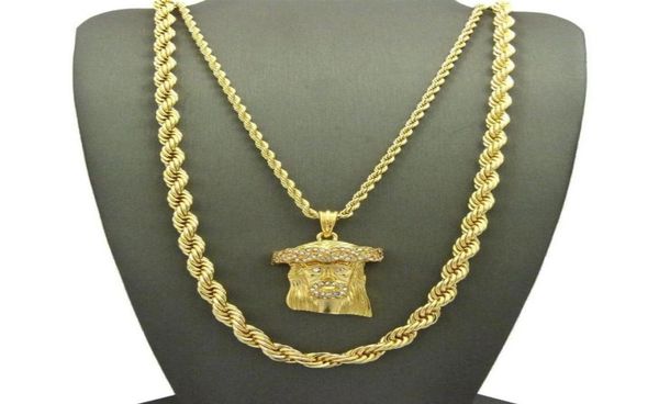 hip hip iced out jesus face pendant w 24 10mm 30 rope chain necklace set 2 pcs necklace set rapper accessories251c7856652, Silver
hip hip iced out jesus face pendant w 24 10mm 30 rope chain necklace set 2 pcs necklace set rapper accessories251c7856652, Silver