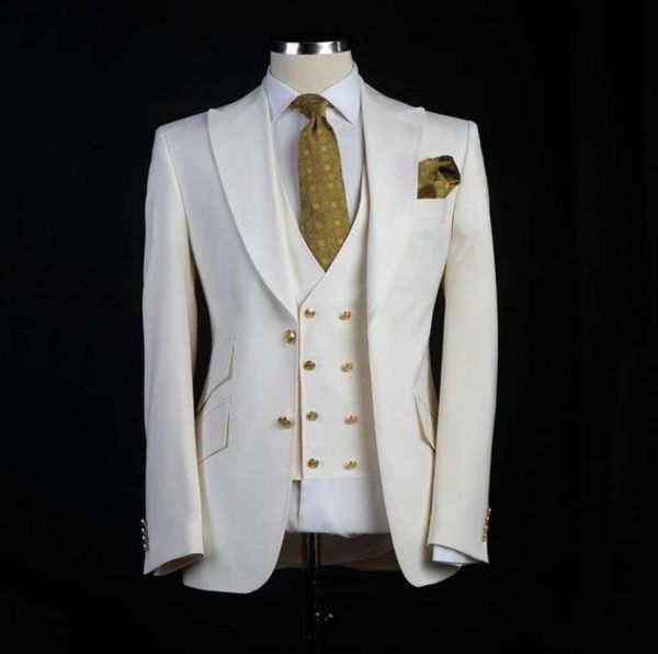 new arrival groomsmen ivory groom tuxedos peak lapel men suits wedding man bridegroom blazer jacket pants vest tie l29968388, Black;gray
new arrival groomsmen ivory groom tuxedos peak lapel men suits wedding man bridegroom blazer jacket pants vest tie l29968388, Black;gray