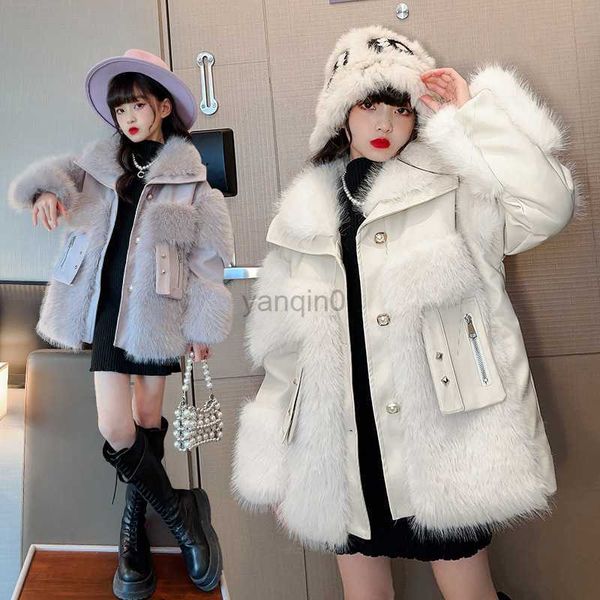 down coat winter coat for girls children's clothing thicken warm faux fur jackets outerwear 3-12 years short style clothes children coa, Blue;gray
down coat winter coat for girls children's clothing thicken warm faux fur jackets outerwear 3-12 years short style clothes children coa, Blue;gray
