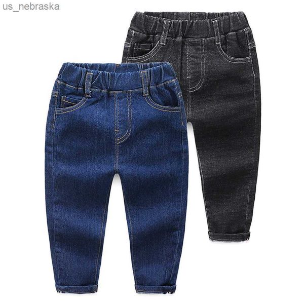 children's spring autumn cotton jeans baby boys fashion elastic denim trousers kids solid color cowboy casual pants 2y8 years l230518, Blue
children's spring autumn cotton jeans baby boys fashion elastic denim trousers kids solid color cowboy casual pants 2y8 years l230518, Blue