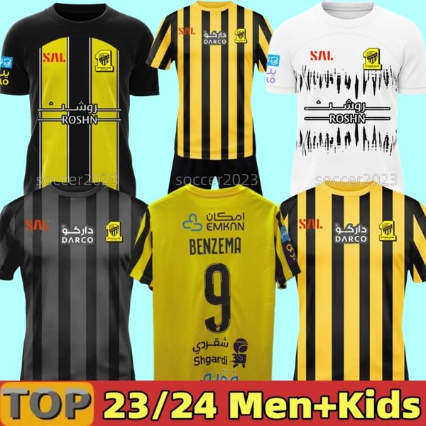 2023 2024 al ittihad fc benzema kante jota club soccer jerseys men set kids kit fans version 22 23 24 hamdallah romarinho al-ittihad home aw, Black;yellow
2023 2024 al ittihad fc benzema kante jota club soccer jerseys men set kids kit fans version 22 23 24 hamdallah romarinho al-ittihad home aw, Black;yellow