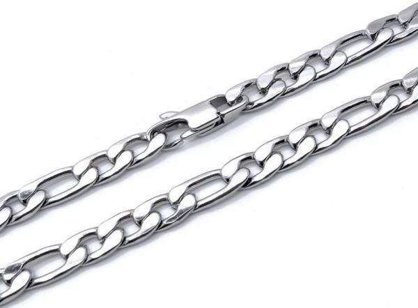6mm figaro chain men jewelry 100 stainless steel necklace for man 1836 inches waterproof32915075236, Silver
6mm figaro chain men jewelry 100 stainless steel necklace for man 1836 inches waterproof32915075236, Silver