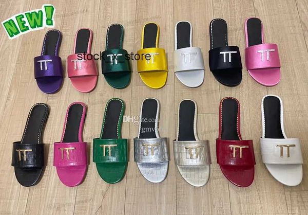 flat tom-fords designer letter slippers slides sandals metal diamond shiny sole stamped crocodile leather slide round for tf toe shape mule, Black
flat tom-fords designer letter slippers slides sandals metal diamond shiny sole stamped crocodile leather slide round for tf toe shape mule, Black