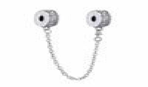 925 sterling silver shining elegance clip safety chain with clear pave cz charm fits european jewelry bead bracelets1594621, Black
925 sterling silver shining elegance clip safety chain with clear pave cz charm fits european jewelry bead bracelets1594621, Black