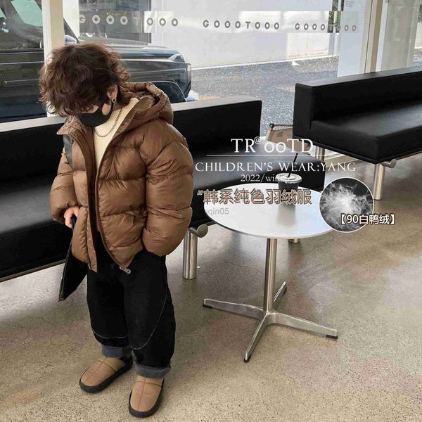 down coat children thick down winter warm down children's plus velvet solid color 90% white duck down short hkd230725, Blue;gray
down coat children thick down winter warm down children's plus velvet solid color 90% white duck down short hkd230725, Blue;gray