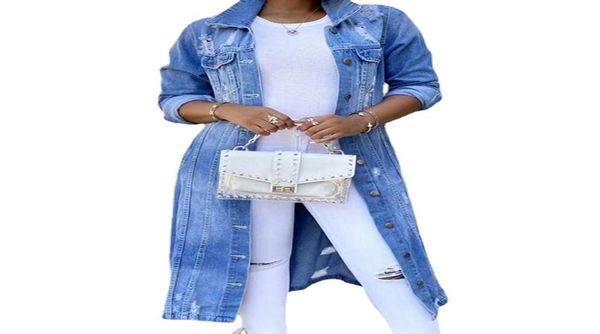 women's jackets autumn women ripped denim 2021 vintage casual long jean jacket winter female sleeve coat streetwear ps size1113949, Black;brown
women's jackets autumn women ripped denim 2021 vintage casual long jean jacket winter female sleeve coat streetwear ps size1113949, Black;brown