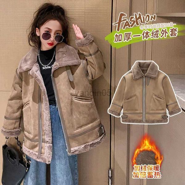 down coat teen girls warm faux fur fleece coat kids jacket lamb wool thick locomotive lapel children cotton jacket oversize streetwear hkd23, Blue;gray
down coat teen girls warm faux fur fleece coat kids jacket lamb wool thick locomotive lapel children cotton jacket oversize streetwear hkd23, Blue;gray