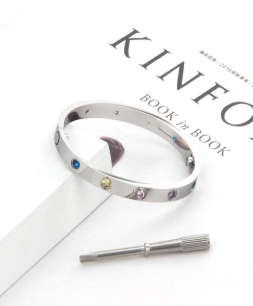316l titanium steel couple jewelry colorful stone carter love bangle for women men screwdriver love screw bracelets femme pulseira4640669, Black
316l titanium steel couple jewelry colorful stone carter love bangle for women men screwdriver love screw bracelets femme pulseira4640669, Black