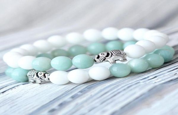 mg0753 8 mm a grade amazonite bracelet set elephant charm wrist mala bracelet 8 mm white shell beads yoga bracelet set52750821476468, Black
mg0753 8 mm a grade amazonite bracelet set elephant charm wrist mala bracelet 8 mm white shell beads yoga bracelet set52750821476468, Black
