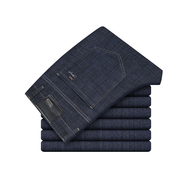 men's jeans cotton slim fit men fashion business boss trousers stretch casual loose straight denim pants mens 230724, Blue
men's jeans cotton slim fit men fashion business boss trousers stretch casual loose straight denim pants mens 230724, Blue