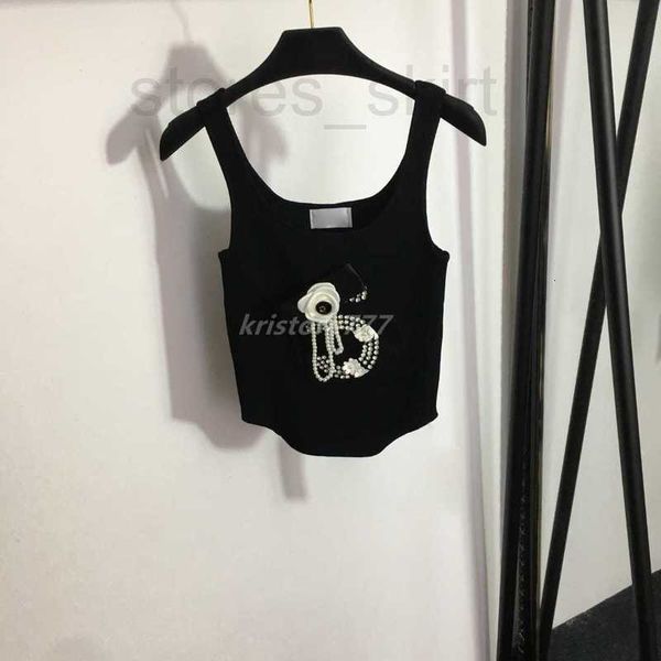 women's t-shirt 2023 women summer knit tee designer with letter flower crystal crop viscose t shirt clothing high end elasticity pullo, White
women's t-shirt 2023 women summer knit tee designer with letter flower crystal crop viscose t shirt clothing high end elasticity pullo, White
