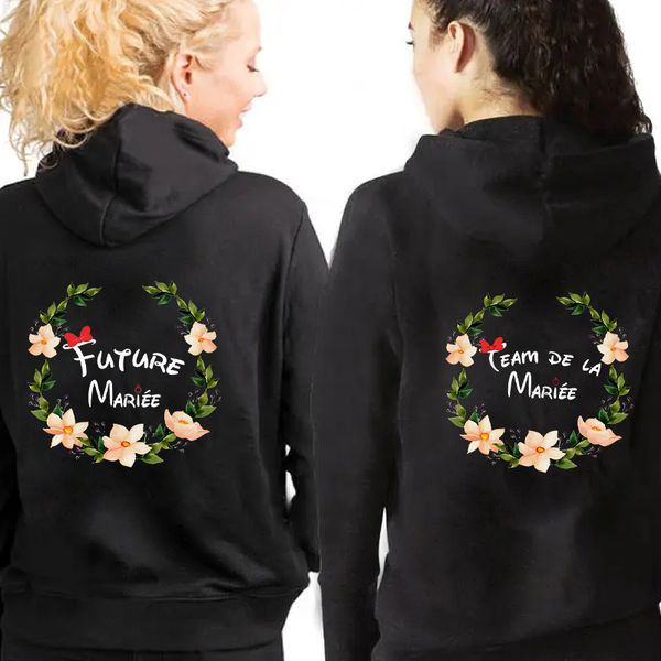 women's hoodies sweatshirts french team bride bridesmaid zip up bachelorette party bridal shower wedding engagement hooded shirt 230724, Black
women's hoodies sweatshirts french team bride bridesmaid zip up bachelorette party bridal shower wedding engagement hooded shirt 230724, Black