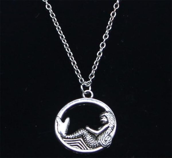 20pcs new fashion necklace 23mm circle mermaid pendants short long women men colar gift jewelry choker 2010137273899, Silver
20pcs new fashion necklace 23mm circle mermaid pendants short long women men colar gift jewelry choker 2010137273899, Silver