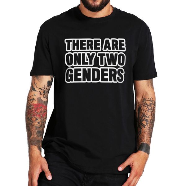 mens tshirts there are only 2 genders t shirt short sleeve cotton casul summer tee tshirt eu size 230724, White;black
mens tshirts there are only 2 genders t shirt short sleeve cotton casul summer tee tshirt eu size 230724, White;black