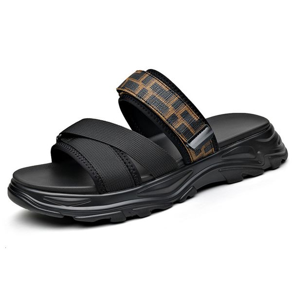 slippers men's platform sandals fashion causal outwear summer designer shoes male lycra luxury for men 230724, Black
slippers men's platform sandals fashion causal outwear summer designer shoes male lycra luxury for men 230724, Black