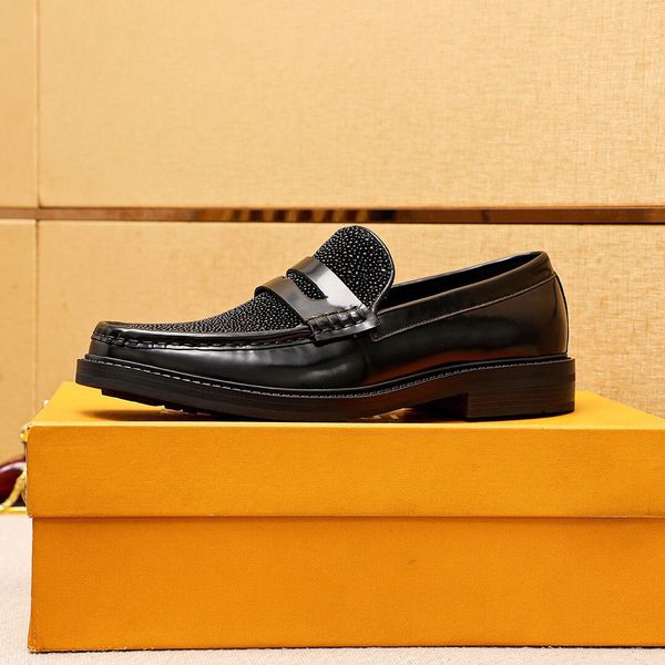 fashion designer 2023 men's dress shoes party wedding brand business genuine leather slip on flats men outdoor casual loafers size 38-4, Black
fashion designer 2023 men's dress shoes party wedding brand business genuine leather slip on flats men outdoor casual loafers size 38-4, Black