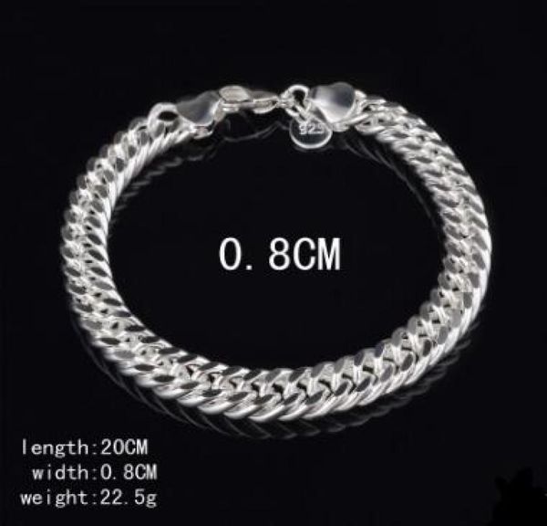 8mm 10mm 925 sterling silver bracelets figaro chain bracelet men bracelet fashion jewelry3308346, Black
8mm 10mm 925 sterling silver bracelets figaro chain bracelet men bracelet fashion jewelry3308346, Black