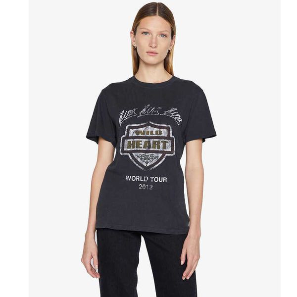 anines bing apparel fashion brand designers tee shirt front shield back letter sand dot printed cotton black luxury short sleeve classic cre, White
anines bing apparel fashion brand designers tee shirt front shield back letter sand dot printed cotton black luxury short sleeve classic cre, White