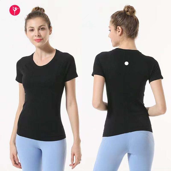 ll2023 women's yoga short sleeve solid color nude sports shaping waist tight fitness loose jogging sportswear women's high quality, White
ll2023 women's yoga short sleeve solid color nude sports shaping waist tight fitness loose jogging sportswear women's high quality, White