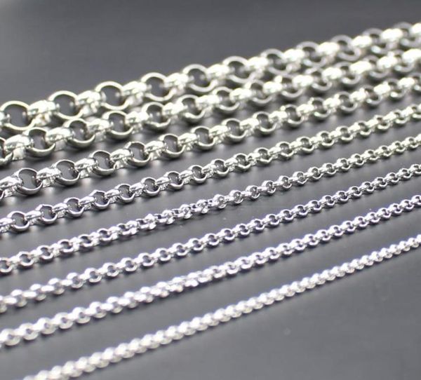 12meter lot whole stainless steel round rolo chain link diy jewelry marking findings chains 25mm 3mm 4mm 6mm1294316, Silver
12meter lot whole stainless steel round rolo chain link diy jewelry marking findings chains 25mm 3mm 4mm 6mm1294316, Silver