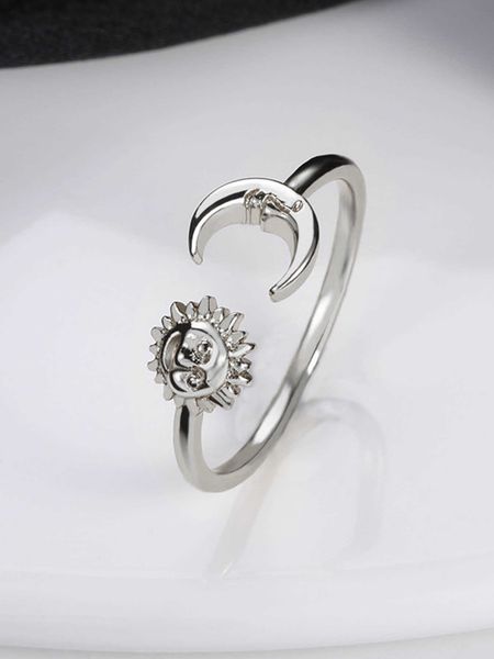 women's accessories 1pc fashionable sun moon decor cuff ring for women for daily decoration, Silver
women's accessories 1pc fashionable sun moon decor cuff ring for women for daily decoration, Silver