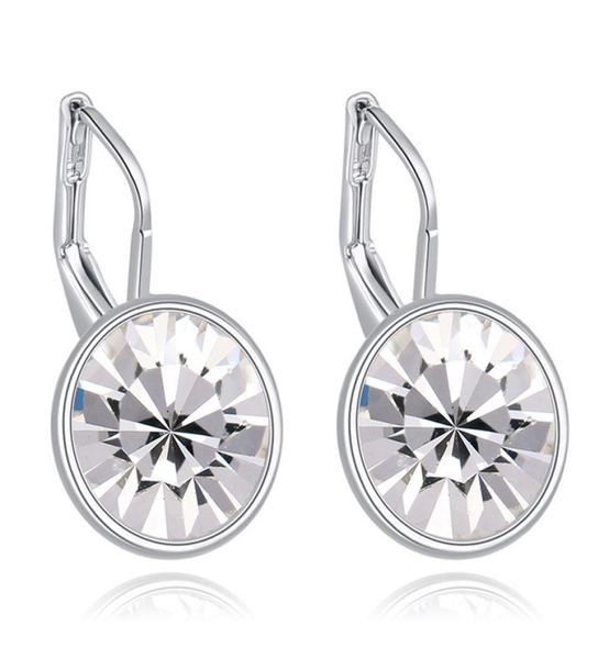 bella mini pierced dangle earrings made with original austrian elements white filled clear crystal gift for women for valenti5016546, Silver
bella mini pierced dangle earrings made with original austrian elements white filled clear crystal gift for women for valenti5016546, Silver
