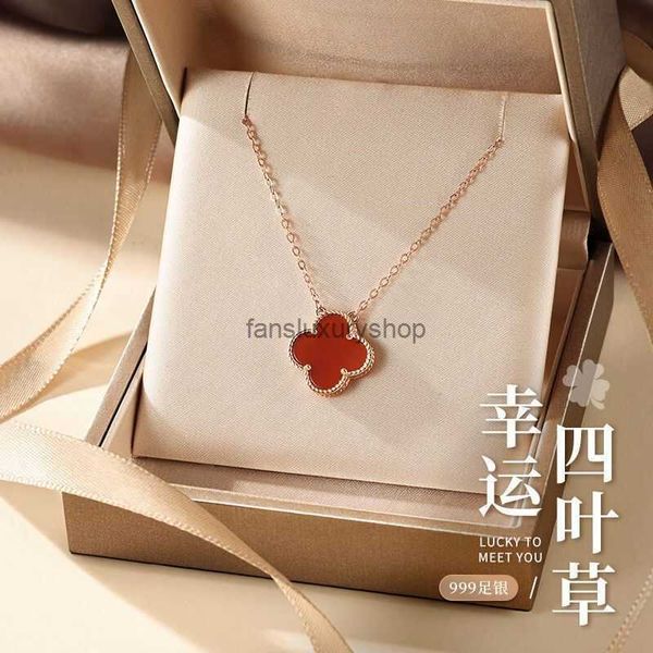 four-leaf clover necklace women 999 sterling silver luxury niche senior design 2022 new pendant gift
four-leaf clover necklace women 999 sterling silver luxury niche senior design 2022 new pendant gift