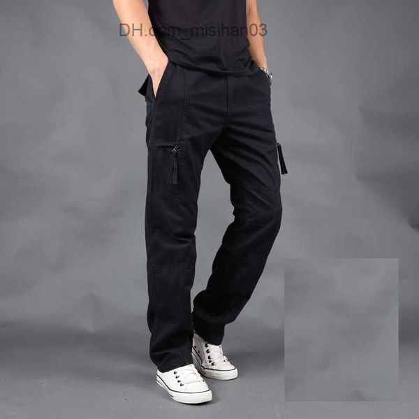 men's pants new autumn winter men cargo pants mens loose army green pants multi-pocket trousers homme male military overalls plus size, Black
men's pants new autumn winter men cargo pants mens loose army green pants multi-pocket trousers homme male military overalls plus size, Black