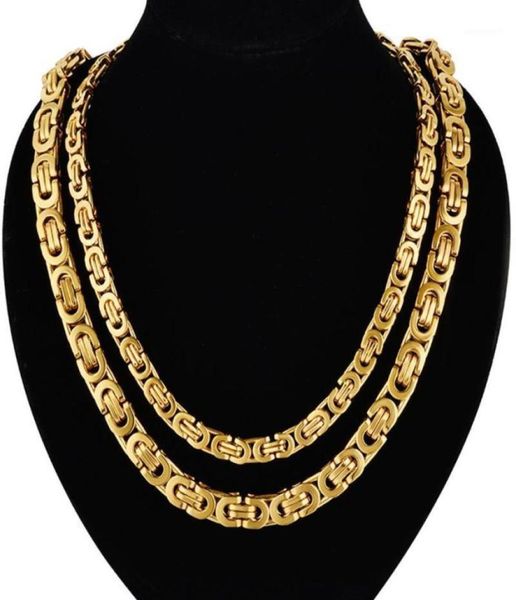 chains fashion luxury men gold chain necklace stainless steel byzantine street hip hop jewelry17157762, Silver
chains fashion luxury men gold chain necklace stainless steel byzantine street hip hop jewelry17157762, Silver