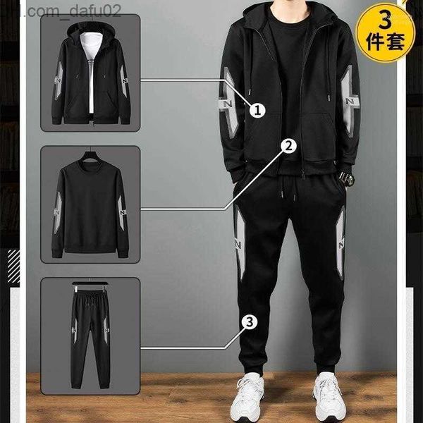 men's tracksuits men's tracksuits men's 3-piece sports suit 2022 trend hooded sweatshirt fall/winter casual cardigan jacket, Gray
men's tracksuits men's tracksuits men's 3-piece sports suit 2022 trend hooded sweatshirt fall/winter casual cardigan jacket, Gray