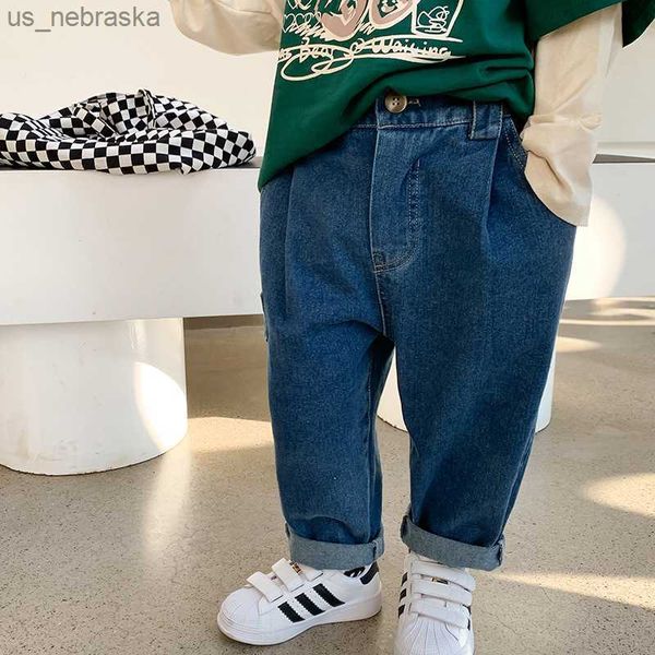 spring autumn boys fashion sand washed jeans kids casual denim radish pants l230518, Blue
spring autumn boys fashion sand washed jeans kids casual denim radish pants l230518, Blue