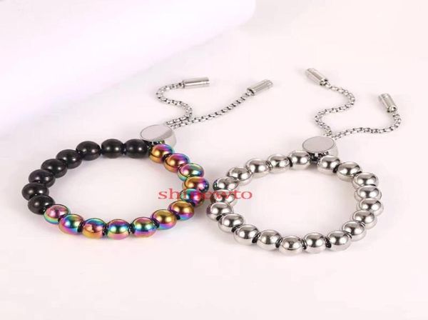 europe america fashion style men women lady pulltype colored steel ball engraved v letter flower round beads chain bracelet4242312, Golden;silver
europe america fashion style men women lady pulltype colored steel ball engraved v letter flower round beads chain bracelet4242312, Golden;silver