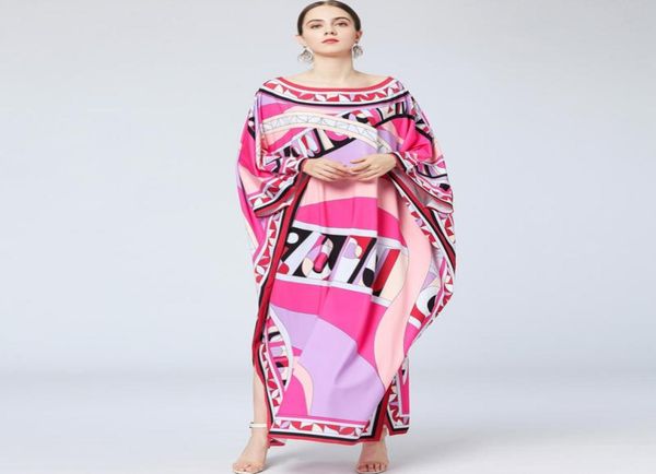 women039s runway loose design dresses slash neckline batwing sleeves multicolor printed elegant high street maxi dresses7109364, Black
women039s runway loose design dresses slash neckline batwing sleeves multicolor printed elegant high street maxi dresses7109364, Black