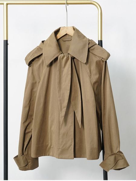 womens jackets clearace price removable cap knotted design windbreaker coat for women lady solid color british style hooded jacket 230726, Black;brown
womens jackets clearace price removable cap knotted design windbreaker coat for women lady solid color british style hooded jacket 230726, Black;brown