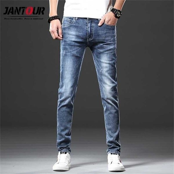 jeans jantour brand skinny men slim fit denim joggers stretch male jean pencil pants blue men's jeans fashion casual hombre 210318 l230
jeans jantour brand skinny men slim fit denim joggers stretch male jean pencil pants blue men's jeans fashion casual hombre 210318 l230