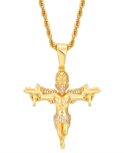 personality street rapper jewelry gold silver colors cz gun angle pendant necklace with 24inch rope chain nice gift2751921
personality street rapper jewelry gold silver colors cz gun angle pendant necklace with 24inch rope chain nice gift2751921