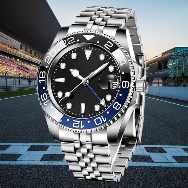 male automatic watch 40mm batgirl wristwatches for men ceramic ring 904l stainless steel strap montre de luxe sapphire glass rotating bezel, Slivery;brown
male automatic watch 40mm batgirl wristwatches for men ceramic ring 904l stainless steel strap montre de luxe sapphire glass rotating bezel, Slivery;brown