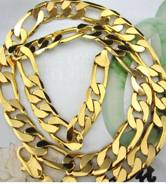 classic necklace mens chain 18k yellow gold filled solid figaro chain mens accessories gift 24 inches thick chunky necklace8151464, Silver
classic necklace mens chain 18k yellow gold filled solid figaro chain mens accessories gift 24 inches thick chunky necklace8151464, Silver