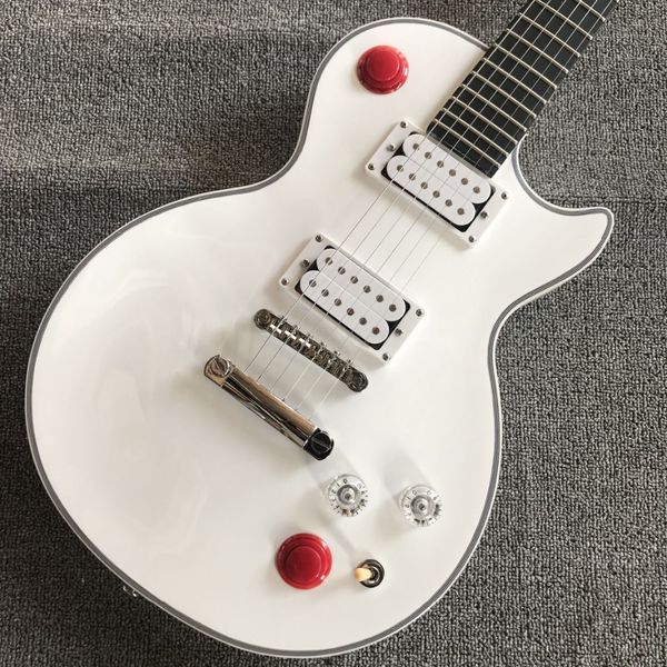 electric guitar white rosewood fingerboard lock string tuner support customization hipping
electric guitar white rosewood fingerboard lock string tuner support customization hipping