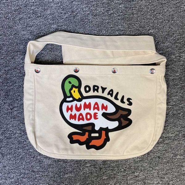 black human made bag men women white duck print human made backpacks vintage canvas hasp bag t230726
black human made bag men women white duck print human made backpacks vintage canvas hasp bag t230726