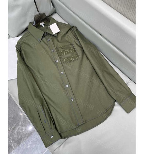 23ss high neck blouse women shirt womens designer clothing early spring new solid color lapel logo embroidered long sleeve shirt women cloth, White
23ss high neck blouse women shirt womens designer clothing early spring new solid color lapel logo embroidered long sleeve shirt women cloth, White